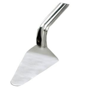 PALA PARA TORTA TRIANGULAR PUNTA REDONDA DE ACERO INOXIDABLE
