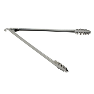 PINZA MULTIUSO CON RESPORTE Y GANCHO DE ACERO INOXIDABLE LARGA