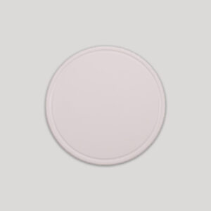 TABLA DE CORTE REDONDA DE POLIPROPILENO 36x1 CM BLANCA