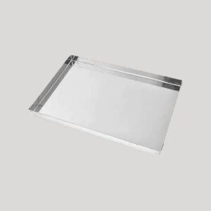 PLACA PARA MASA 15 x 30 DE ACERO INOXIDABLE