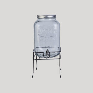 DISPENSER DE LÍQUIDOS 22x47 CM CON BASE HIERRO